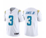 Men's Los Angeles Chargers #3 Derwin James Jr. White Vapor Untouchable Limited Stitched Jersey