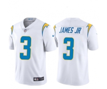 Men's Los Angeles Chargers #3 Derwin James Jr. White Vapor Untouchable Limited Stitched Jersey