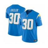 Men's Los Angeles Chargers #30 Austin Ekeler Blue 2023 F.U.S.E. Vapor Untouchable Limited Stitched Jersey