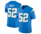 Men's Los Angeles Chargers #52 Khalil Mack Blue 2023 F.U.S.E. Vapor Untouchable Limited Stitched Jersey