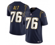 Men's Los Angeles Chargers #76 Joe Alt Navy Vapor Limited Football Stitched Jersey