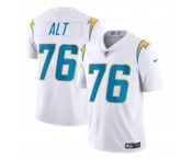 Men's Los Angeles Chargers #76 Joe Alt White Vapor Limited Football Stitched Jersey