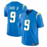 Men's Los Angeles Chargers #9 DJ Chark Jr Blue 2024 Vapor Limited Football Stitched Jersey