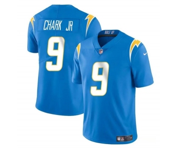 Men's Los Angeles Chargers #9 DJ Chark Jr Blue 2024 Vapor Limited Football Stitched Jersey