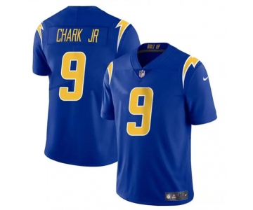 Men's Los Angeles Chargers #9 DJ Chark Jr Royal 2024 Vapor Limited Football Stitched Jersey