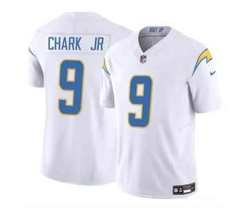 Men's Los Angeles Chargers #9 DJ Chark Jr White 2024 F.U.S.E. Vapor Limited Football Stitched Jersey