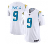 Men's Los Angeles Chargers #9 DJ Chark Jr White 2024 Vapor Limited Football Stitched Jersey