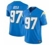 Men's Los Angeles Chargers #97 Joey Bosa Blue 2023 F.U.S.E. Vapor Untouchable Limited Stitched Jersey