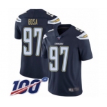 Men's Los Angeles Chargers #97 Joey Bosa Navy Blue Team Color Vapor Untouchable Limited Player 100th Season Football Jersey