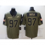 Men's Los Angeles Chargers #97 Joey Bosa Nike Olive 2021 Salute To Service Limited Player Jersey