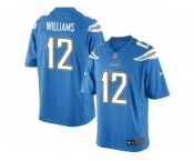 Men's Nike Los Angeles Chargers #12 Mike Williams Limited Electric Blue Alternate NFL Jersey