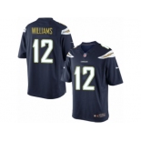 Men's Nike Los Angeles Chargers #12 Mike Williams Limited Navy Blue Team Color NFL Jersey