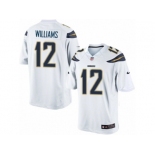 Men's Nike Los Angeles Chargers #12 Mike Williams Limited White NFL Jersey