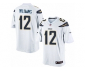 Men's Nike Los Angeles Chargers #12 Mike Williams Limited White NFL Jersey