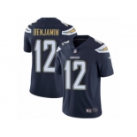 Men's Nike Los Angeles Chargers #12 Travis Benjamin Vapor Untouchable Limited Navy Blue Team Color NFL Jersey