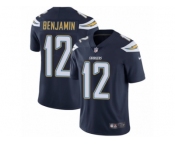 Men's Nike Los Angeles Chargers #12 Travis Benjamin Vapor Untouchable Limited Navy Blue Team Color NFL Jersey