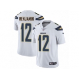 Men's Nike Los Angeles Chargers #12 Travis Benjamin Vapor Untouchable Limited White NFL Jersey