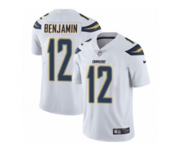 Men's Nike Los Angeles Chargers #12 Travis Benjamin Vapor Untouchable Limited White NFL Jersey