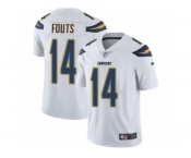 Men's Nike Los Angeles Chargers #14 Dan Fouts Vapor Untouchable Limited White NFL Jersey