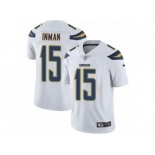 Men's Nike Los Angeles Chargers #15 Dontrelle Inman Vapor Untouchable Limited White NFL Jersey