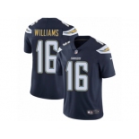 Men's Nike Los Angeles Chargers #16 Tyrell Williams Vapor Untouchable Limited Navy Blue Team Color NFL Jersey