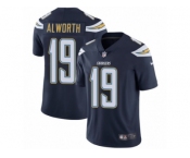 Men's Nike Los Angeles Chargers #19 Lance Alworth Vapor Untouchable Limited Blue NFL Jersey