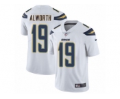 Men's Nike Los Angeles Chargers #19 Lance Alworth Vapor Untouchable Limited White NFL Jersey