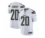 Men's Nike Los Angeles Chargers #20 Dwight Lowery Vapor Untouchable Limited White NFL Jersey