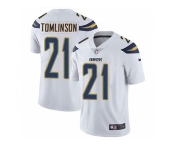 Men's Nike Los Angeles Chargers #21 LaDainian Tomlinson Vapor Untouchable Limited White NFL Jersey