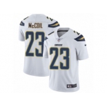 Men's Nike Los Angeles Chargers #23 Dexter McCoil Vapor Untouchable Limited White NFL Jersey