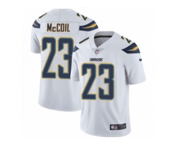 Men's Nike Los Angeles Chargers #23 Dexter McCoil Vapor Untouchable Limited White NFL Jersey