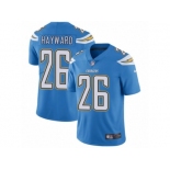 Men's Nike Los Angeles Chargers #26 Casey Hayward Vapor Untouchable Limited Electric Blue Alternate NFL Jersey