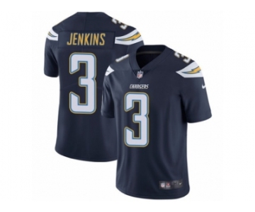 Men's Nike Los Angeles Chargers #3 Rayshawn Jenkins Navy Blue Team Color Vapor Untouchable Limited Player NFL Jersey