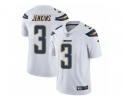 Men's Nike Los Angeles Chargers #3 Rayshawn Jenkins White Vapor Untouchable Limited Player NFL Jersey