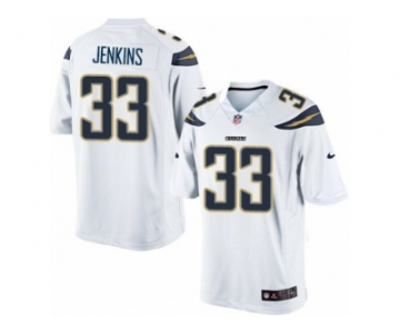 Men's Nike Los Angeles Chargers #33 Rayshawn Jenkins Limited White NFL Jersey