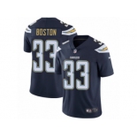 Men's Nike Los Angeles Chargers #33 Tre Boston Navy Blue Team Color Vapor Untouchable Limited Player NFL Jersey