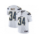 Men's Nike Los Angeles Chargers #34 Derek Watt Vapor Untouchable Limited White NFL Jersey