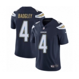 Men's Nike Los Angeles Chargers #4 Michael Badgley Navy Blue Team Color Vapor Untouchable Limited Player NFL Jersey