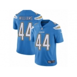 Men's Nike Los Angeles Chargers #44 Andre Williams Vapor Untouchable Limited Electric Blue Alternate NFL Jersey