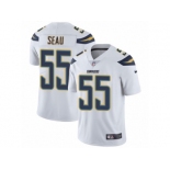 Men's Nike Los Angeles Chargers #55 Junior Seau Vapor Untouchable Limited White NFL Jersey