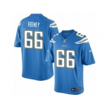 Men's Nike Los Angeles Chargers #66 Dan Feeney Limited Electric Blue Alternate NFL Jersey