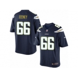 Men's Nike Los Angeles Chargers #66 Dan Feeney Limited Navy Blue Team Color NFL Jersey