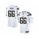 Men's Nike Los Angeles Chargers #66 Dan Feeney Limited White NFL Jersey