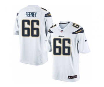 Men's Nike Los Angeles Chargers #66 Dan Feeney Limited White NFL Jersey