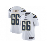 Men's Nike Los Angeles Chargers #66 Dan Feeney Vapor Untouchable Limited White NFL Jersey