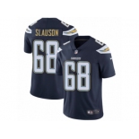 Men's Nike Los Angeles Chargers #68 Matt Slauson Vapor Untouchable Limited Navy Blue Team Color NFL Jersey