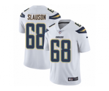 Men's Nike Los Angeles Chargers #68 Matt Slauson Vapor Untouchable Limited White NFL Jersey