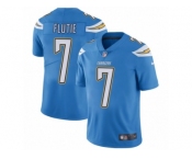 Men's Nike Los Angeles Chargers #7 Doug Flutie Vapor Untouchable Limited Electric Blue Alternate NFL Jersey