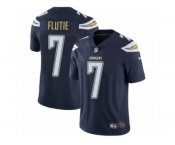 Men's Nike Los Angeles Chargers #7 Doug Flutie Vapor Untouchable Limited Navy Blue Team Color NFL Jersey