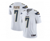 Men's Nike Los Angeles Chargers #7 Doug Flutie Vapor Untouchable Limited White NFL Jersey